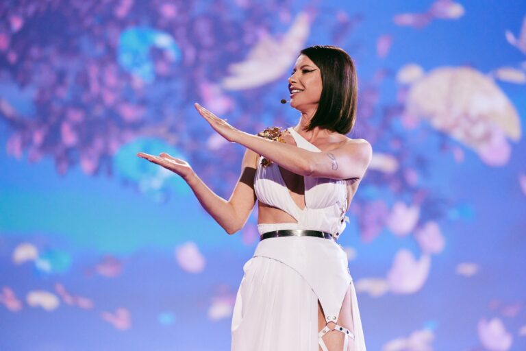 Natalia Barbu en su segundo ensayo individual en Eurovisión 2024 | Imagen: Alma Bengtsson - EBU