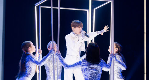 Artem Kotenko (Ucrania) en su primer ensayo individual en Eurovisión Junior 2024 | Imagen: Corinne Cumming - EBU