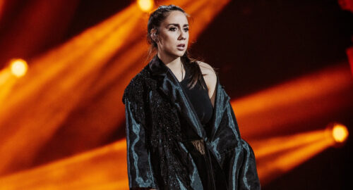 Andrea Koevska, representante de Macedonia del Norte en el Festival de Eurovisión 2022 | Nathan Reinds - EBU