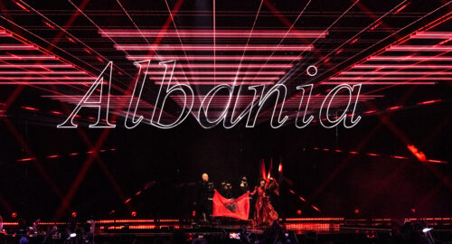 Shkodra Elektronike (Albania) en el Festival de Eurovisión 2025 / Iván Trejo