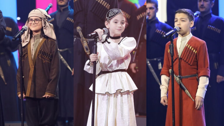 Demetri Maisuradze, Lile Mchedlishvili y Gabriel Bodaveli, ganadores de la quinta gala del Ranina 2025 | GPB
