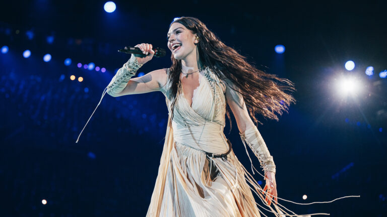 Eva Marija (Luxemburgo) en la segunda semifinal del Festival de Eurovisión 2026 | Imagen: Imagen: Sarah Louise Bennett - EBU